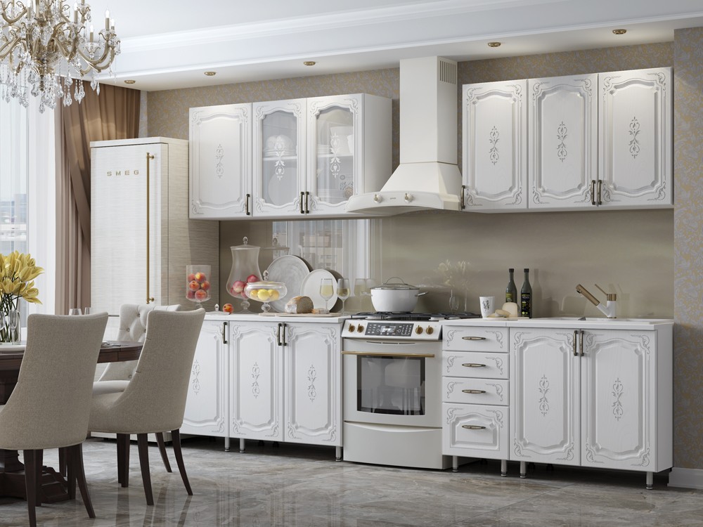 Кухонный Гарнитур Флорида МДФ 2000/2500/2600 мм