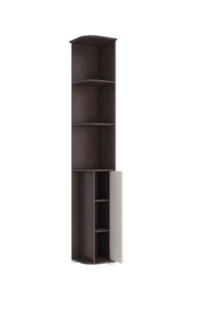Шкаф Торцевой Домино-А Венге/Дуб Молочный (Ш-320 × В-2050 × Г-320 мм)