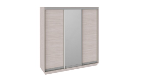 Шкаф-Купе 3-х Дверный c Зеркалом Румер Мадлен Ясень Шимо (Ш-2100 х В-2200 х Г-600 мм)