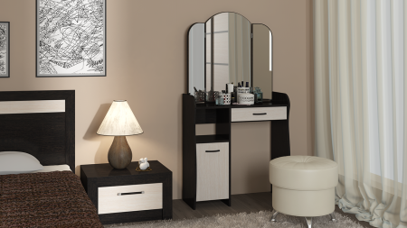 Туалетный Столик с Зеркалом Софи №1 Разные Цвета/Ш-786 × Г-330 × В-1520 мм